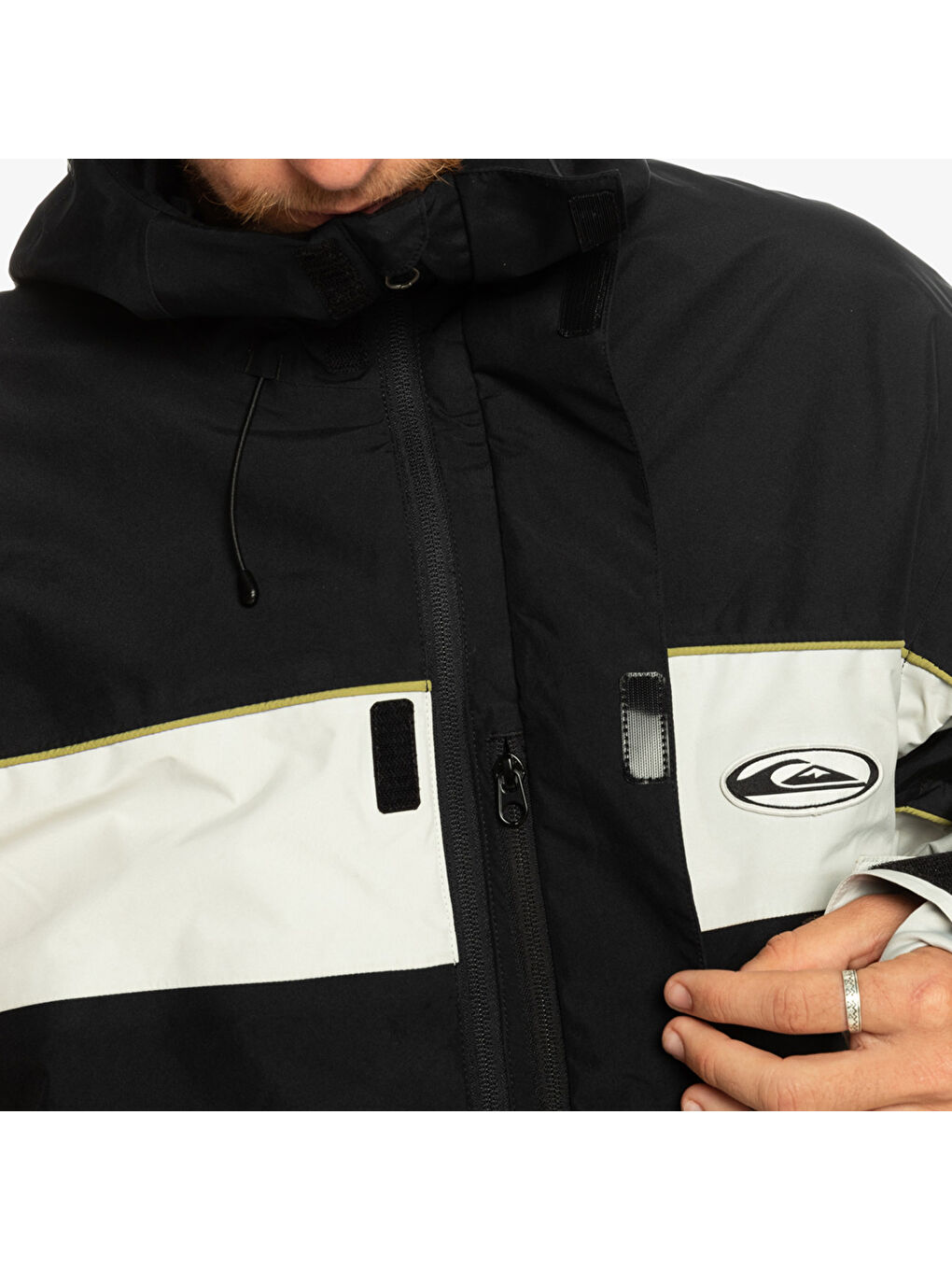 Siyah Chest Logo Rx Erkek Tişört-5