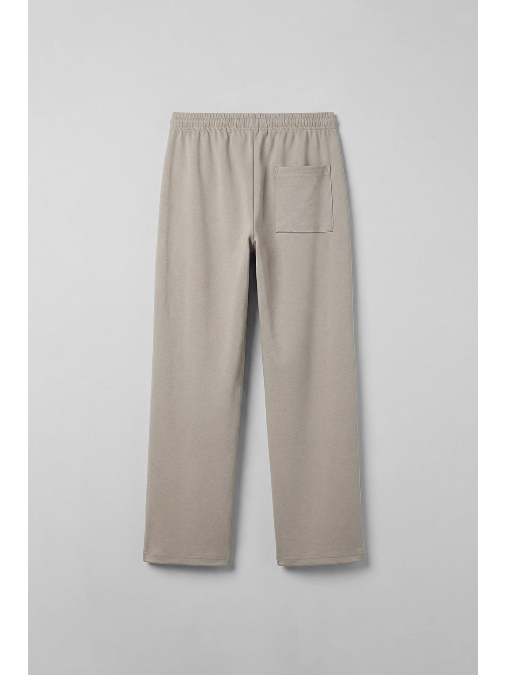 Erkek Relaxed Pileli Yumuşak Dokulu Beli Lastikli Eşofman Altı Bej-1