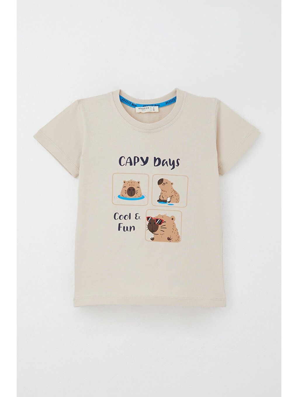 Bej Desenli Tek Kişilik Pike 160x220 cm-1