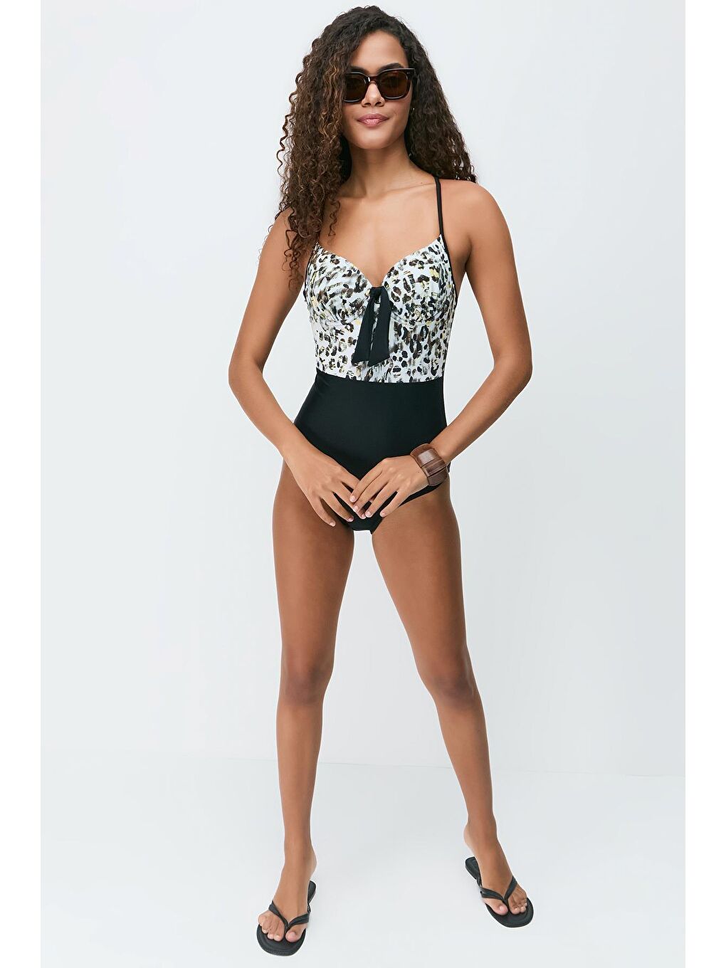 Kaplı Mayo 7769 Siyah/Bej