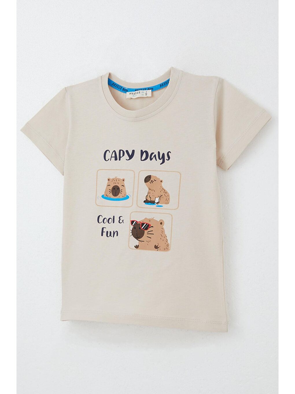 Bej Desenli Tek Kişilik Pike 160x220 cm-5