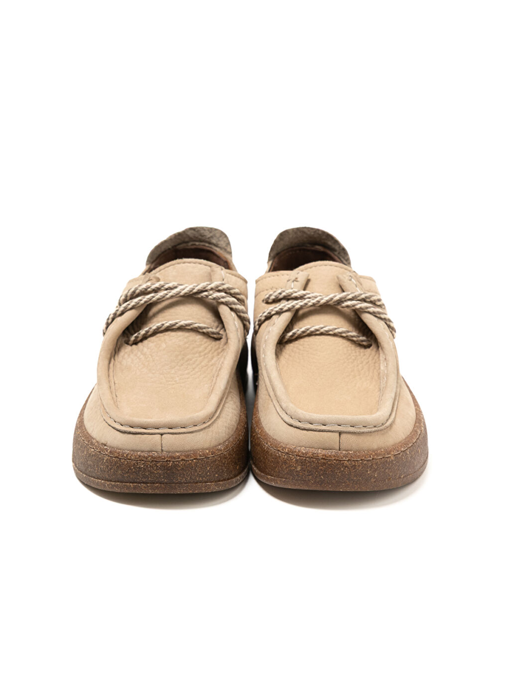 Kahverengi Kadın Oxford ( Klasik) MAR-25Y-235-401 Toprak Nubuk-5