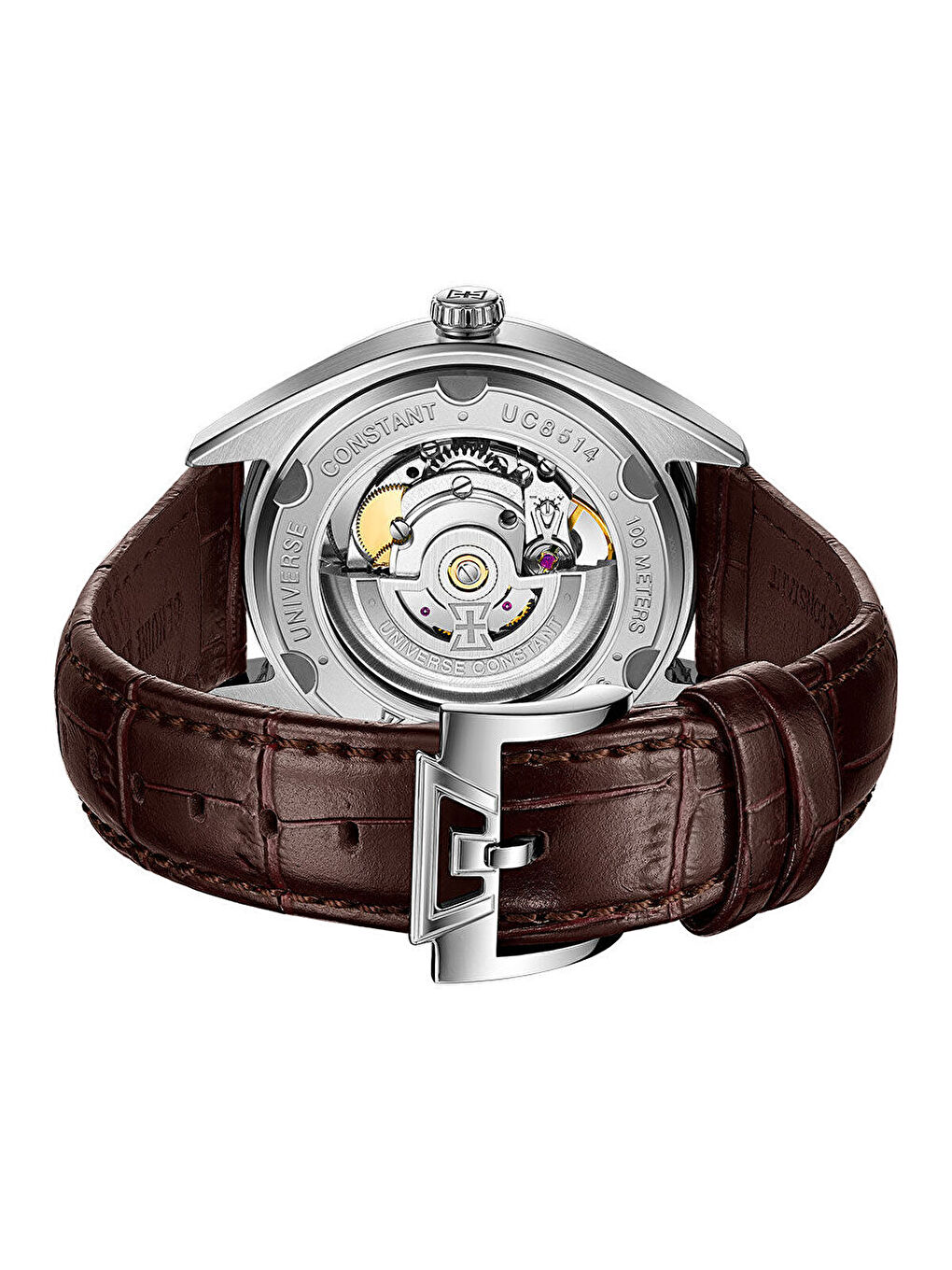 Kahverengi UC8514 Erkek Kol Saati-3