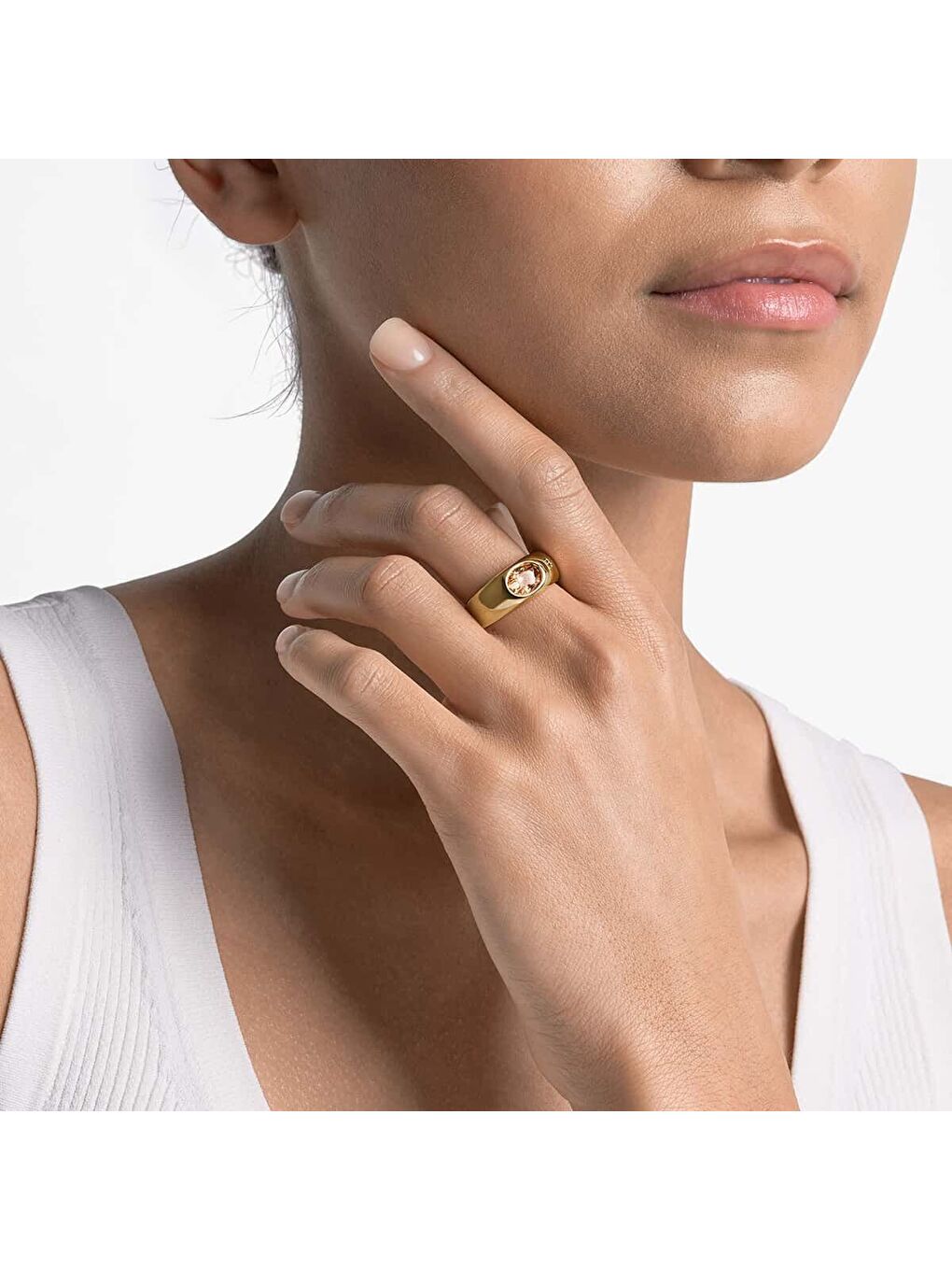 Sarı MKJ8484-710506 Kadın Yüzük (55 mm)-2