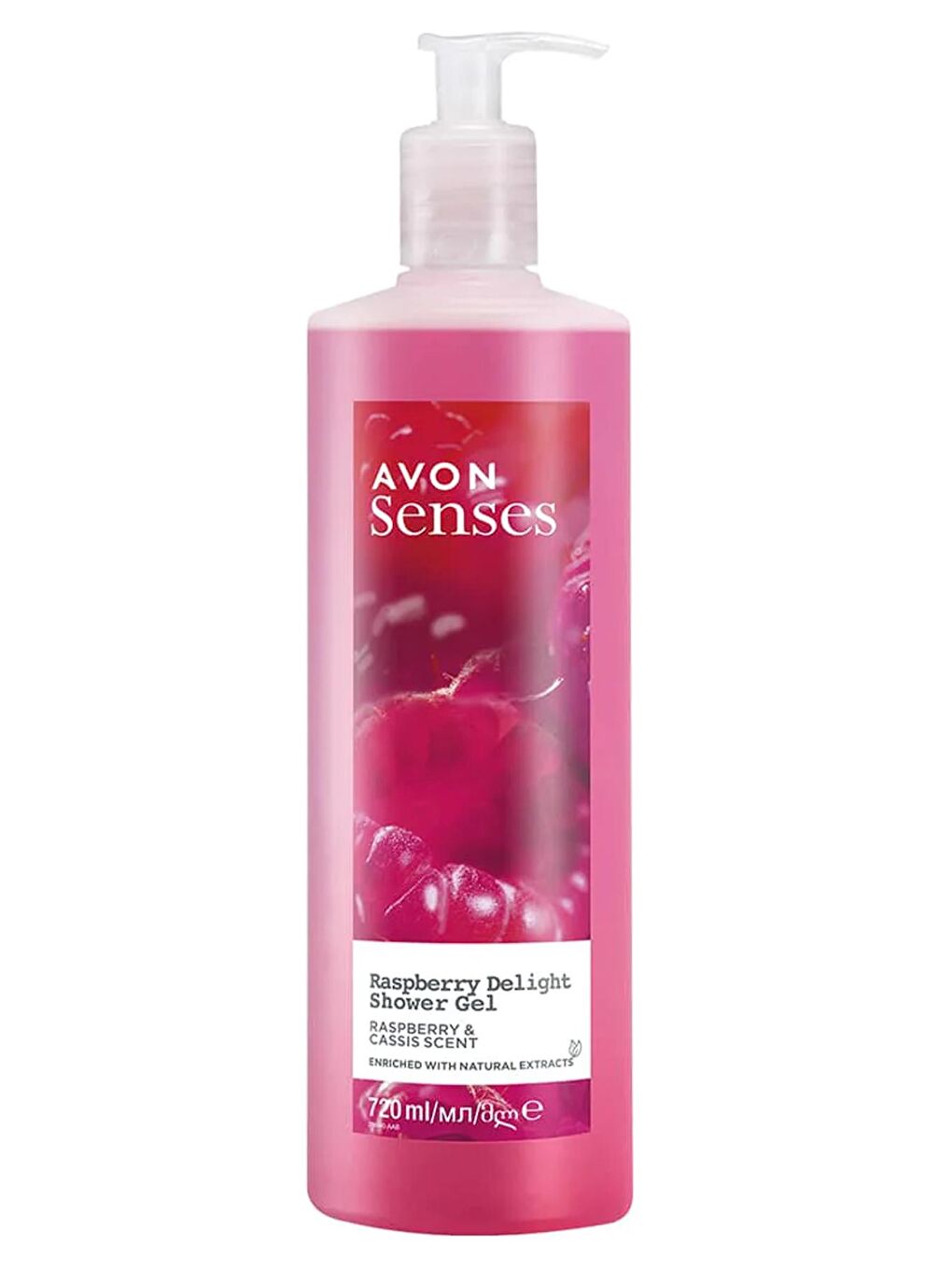 AVON Renksiz Raspberry Delight Frambuaz ve Frenk Üzümü Kokulu Duş Jeli 720 Ml.