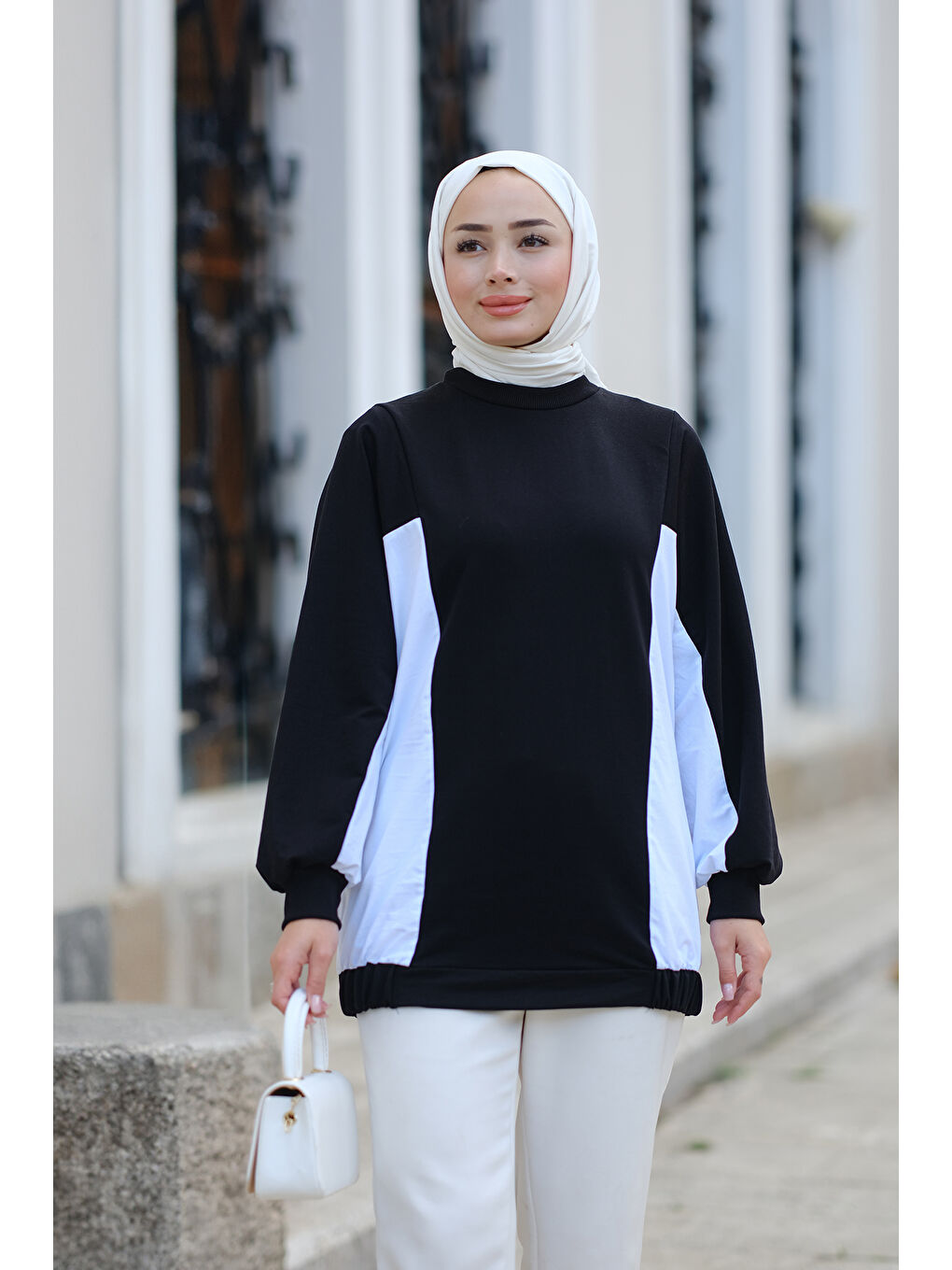 Locco Moda Siyah Garnili Tunik Siyah