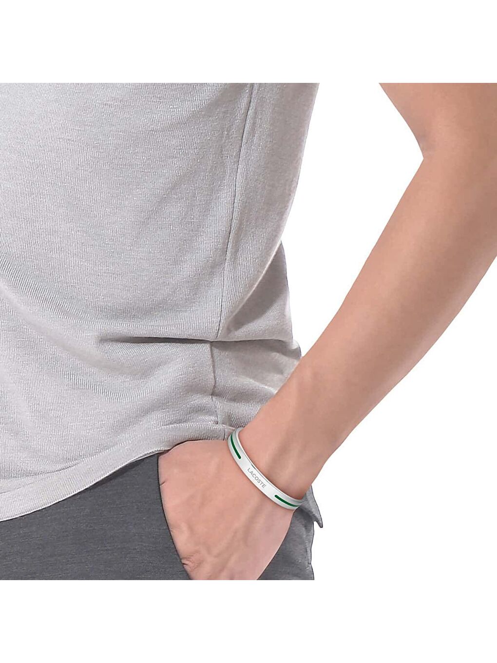 Gri LACJ2040526 Erkek Bileklik-3