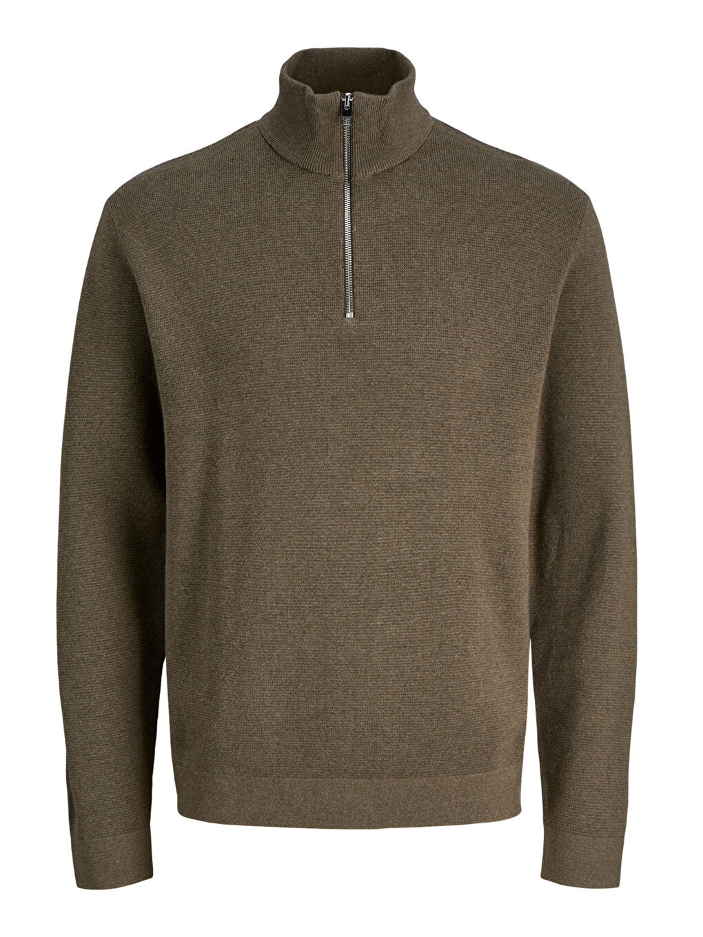 Yeşil Premium Jprccmılano% 100 Pamuk Relaxed Fit Dik Yaka Erkek Kazak 12259664-5