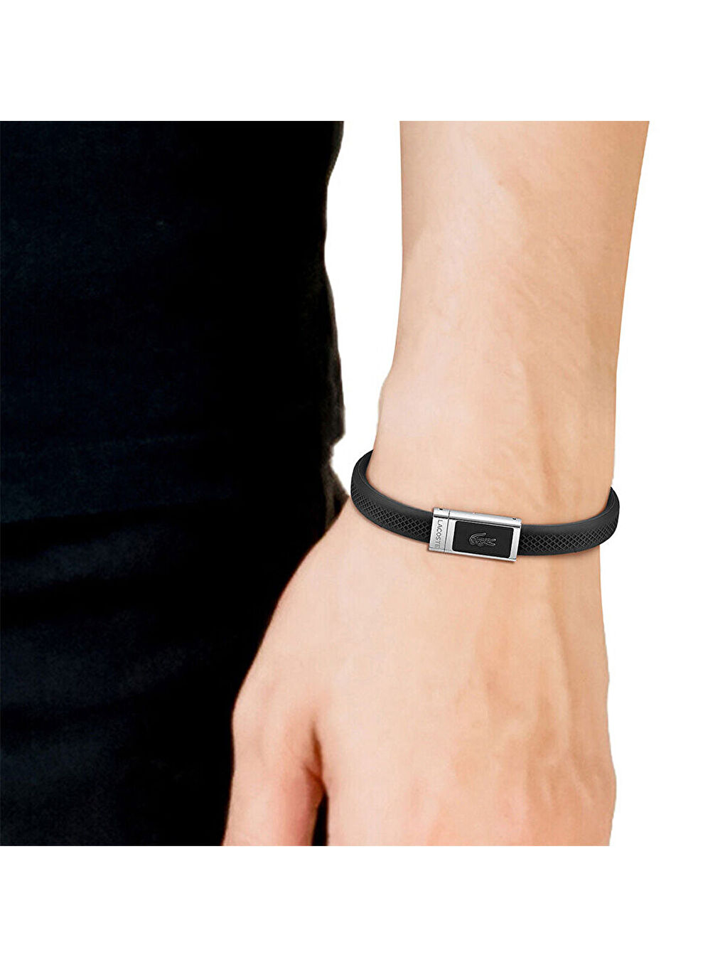 Siyah LACJ2040114 Erkek Bileklik-1