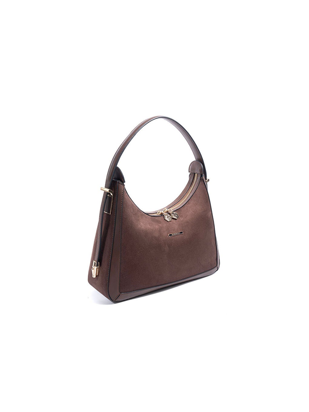 Kahverengi Kadın SP1187-M12 SILVER POLO Omuz Çantası Kahve-1
