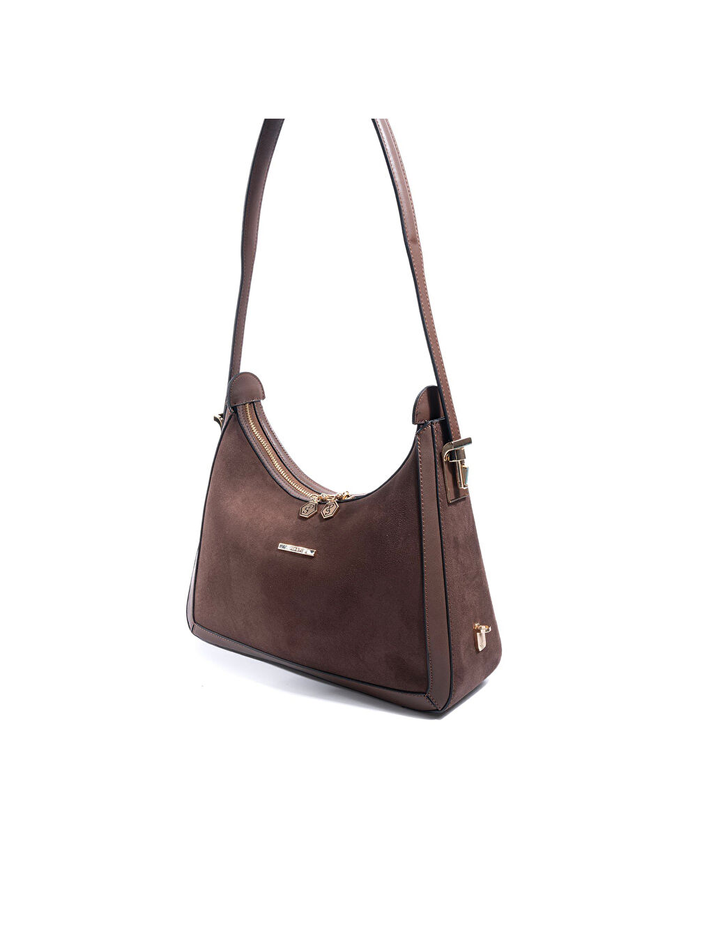 Kahverengi Kadın SP1187-M12 SILVER POLO Omuz Çantası Kahve-4