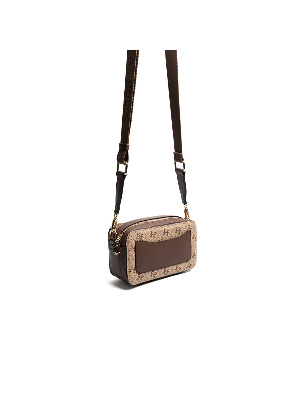 Bej Kadın Çapraz Çanta 1078-48372 SILVER POLO ÇAPRAZ BAYAN ÇANTASI M178 KOYU BEJ-MAT KAHVE-4