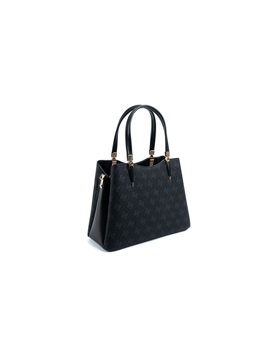 Siyah Kadın Omuz Çantası 1205-48157 SILVER POLO BAYAN ÇANTASI M178 SİYAH-MAT SİYAH-3