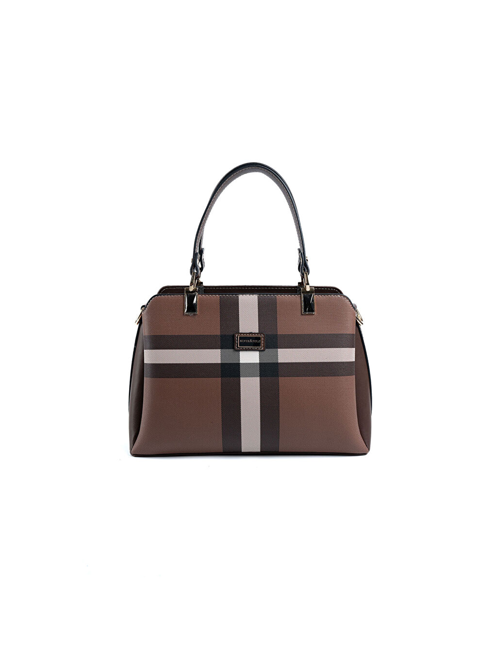 Kahverengi Kadın Omuz Çantası 972-48023 SILVER POLO BAYAN ÇANTASI MK85 KOYU KAHVE-MAT KAHVE