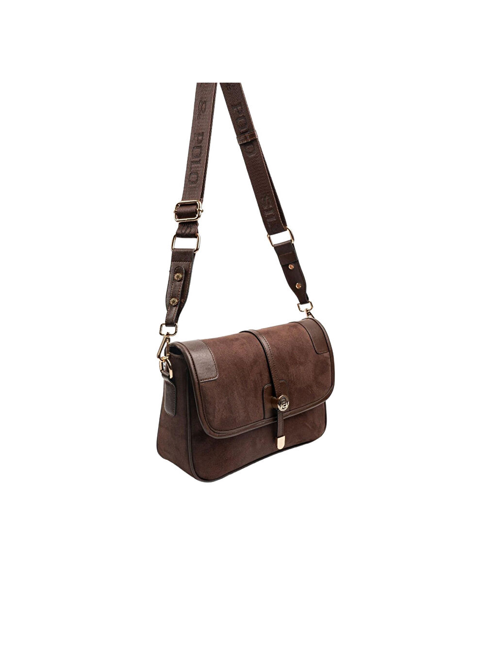 Kahverengi Kadın SP1182-M12 SILVER POLO Çapraz Çanta Kahve-1