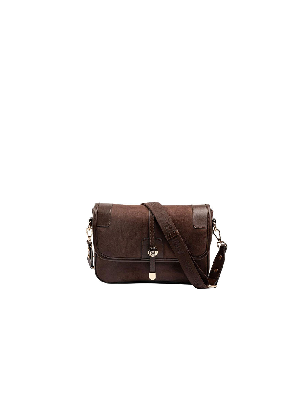 Kahverengi Kadın SP1182-M12 SILVER POLO Çapraz Çanta Kahve-4