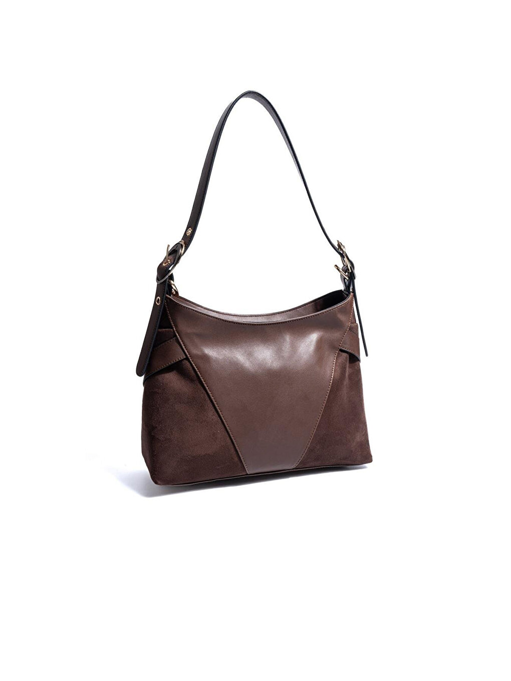 Kahverengi Kadın SP1268-M12 SILVER POLO Omuz Çantası Kahve-3