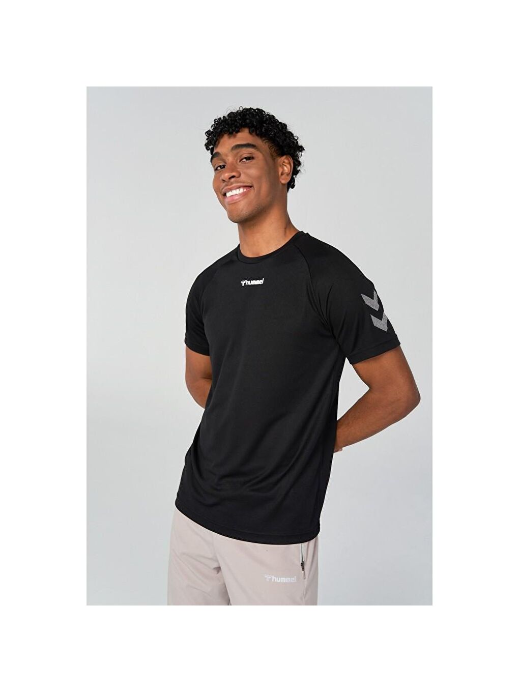 Siyah Erkek Spor Tişört T-Mt Breath Mesh