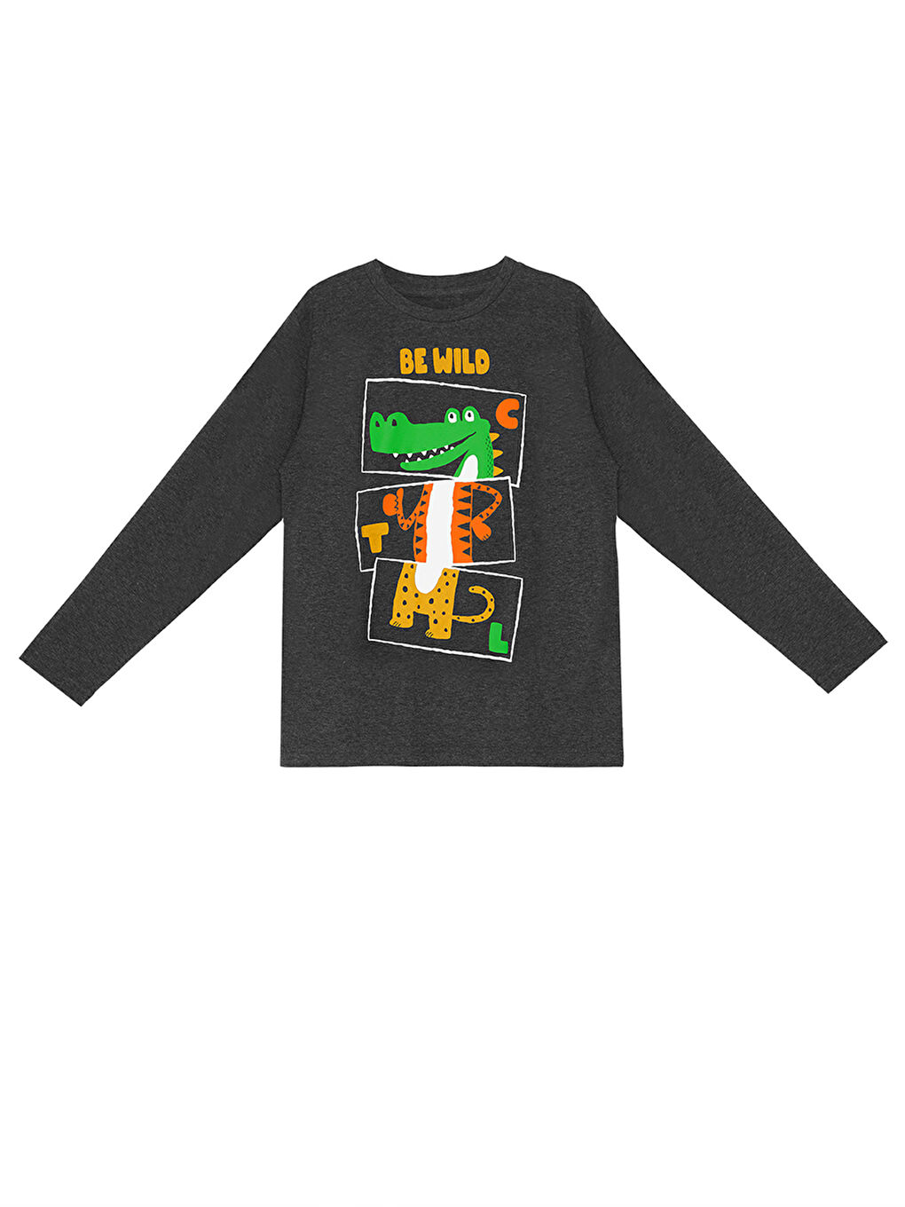 Denokids Karışık Be Wild Erkek Çocuk T-shirt Pantolon Takım - 3