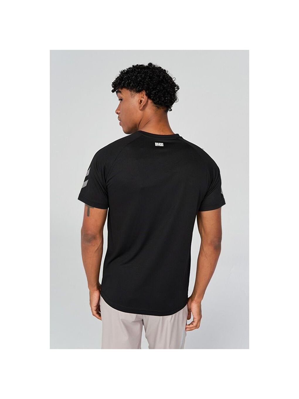 Siyah Erkek Spor Tişört T-Mt Breath Mesh-1