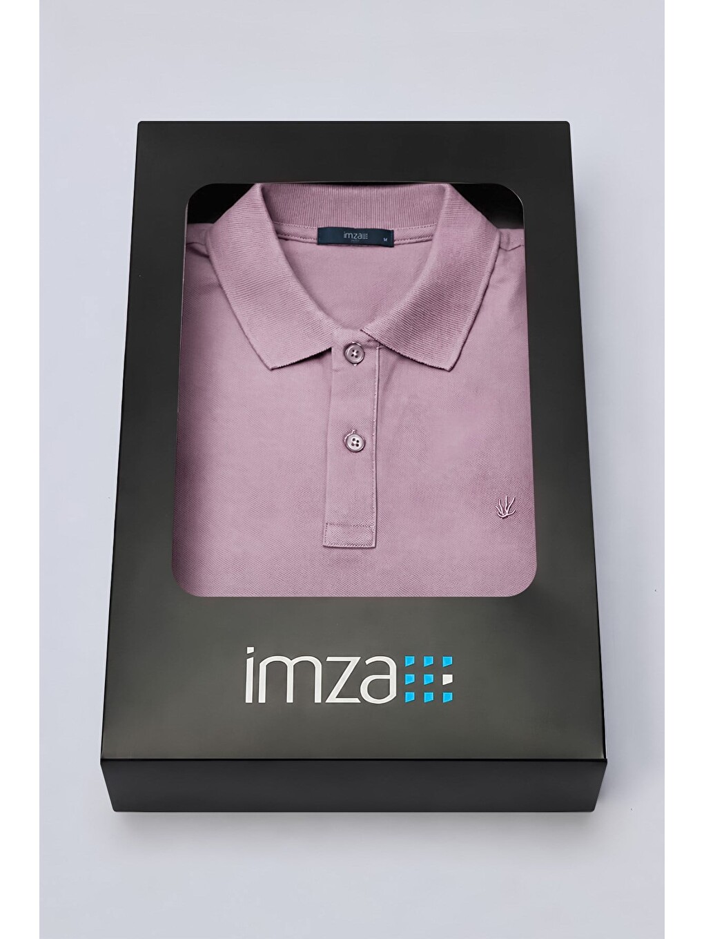 Mor Polo Yaka Pike Kısa Kol Slim Fit Pamuklu Hediye Kutulu Tişört 1011260169-3