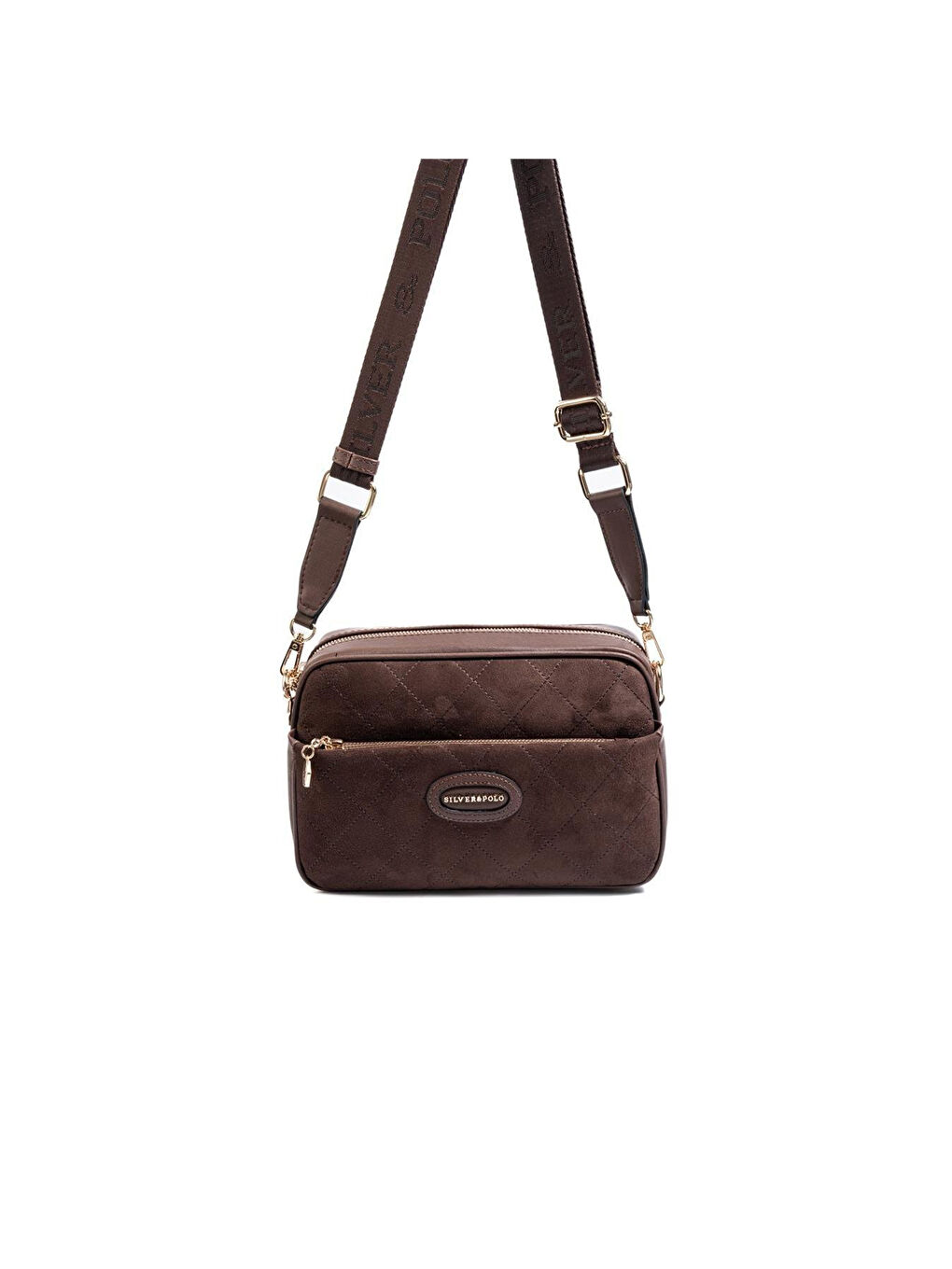 Kahverengi Kadın SP1267-M12 SILVER POLO Çapraz Çanta Kahve