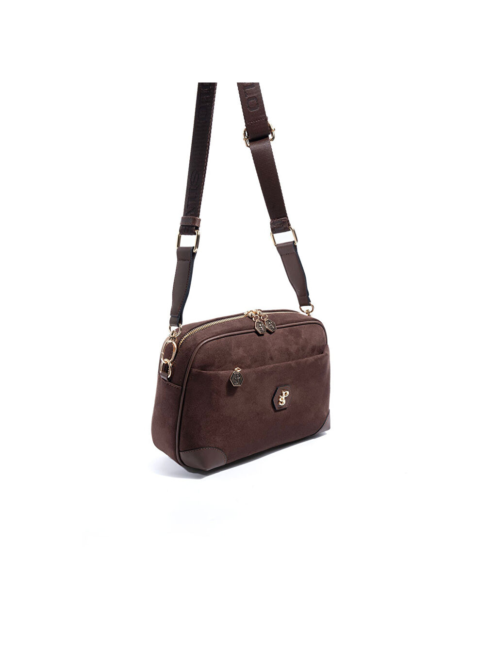 Kahverengi Kadın SP1094-M12 SILVER POLO Çapraz Çanta Kahve-1