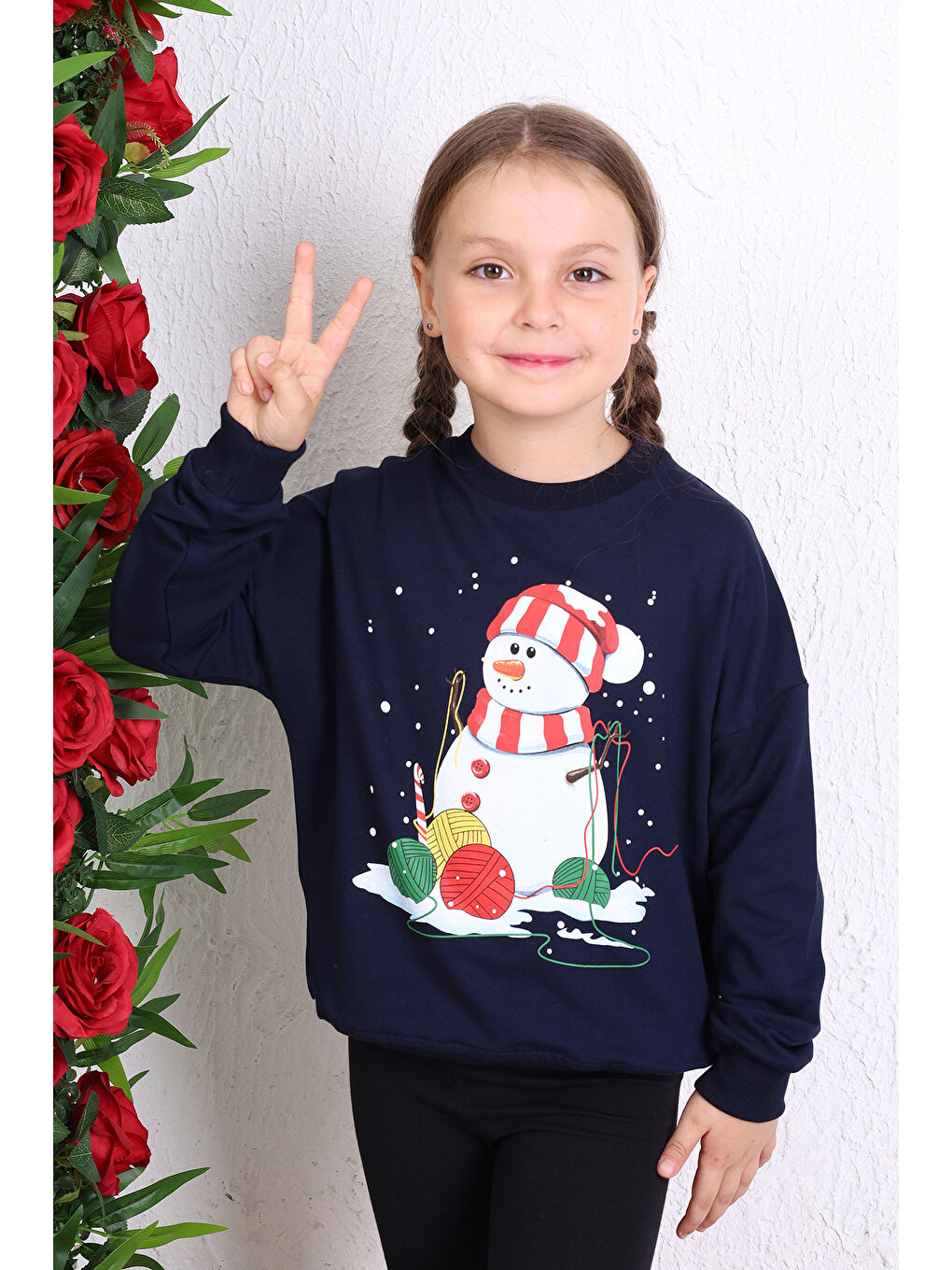 Toontoykids Lacivert Unisex Çocuk Baskılı Sweatshirt