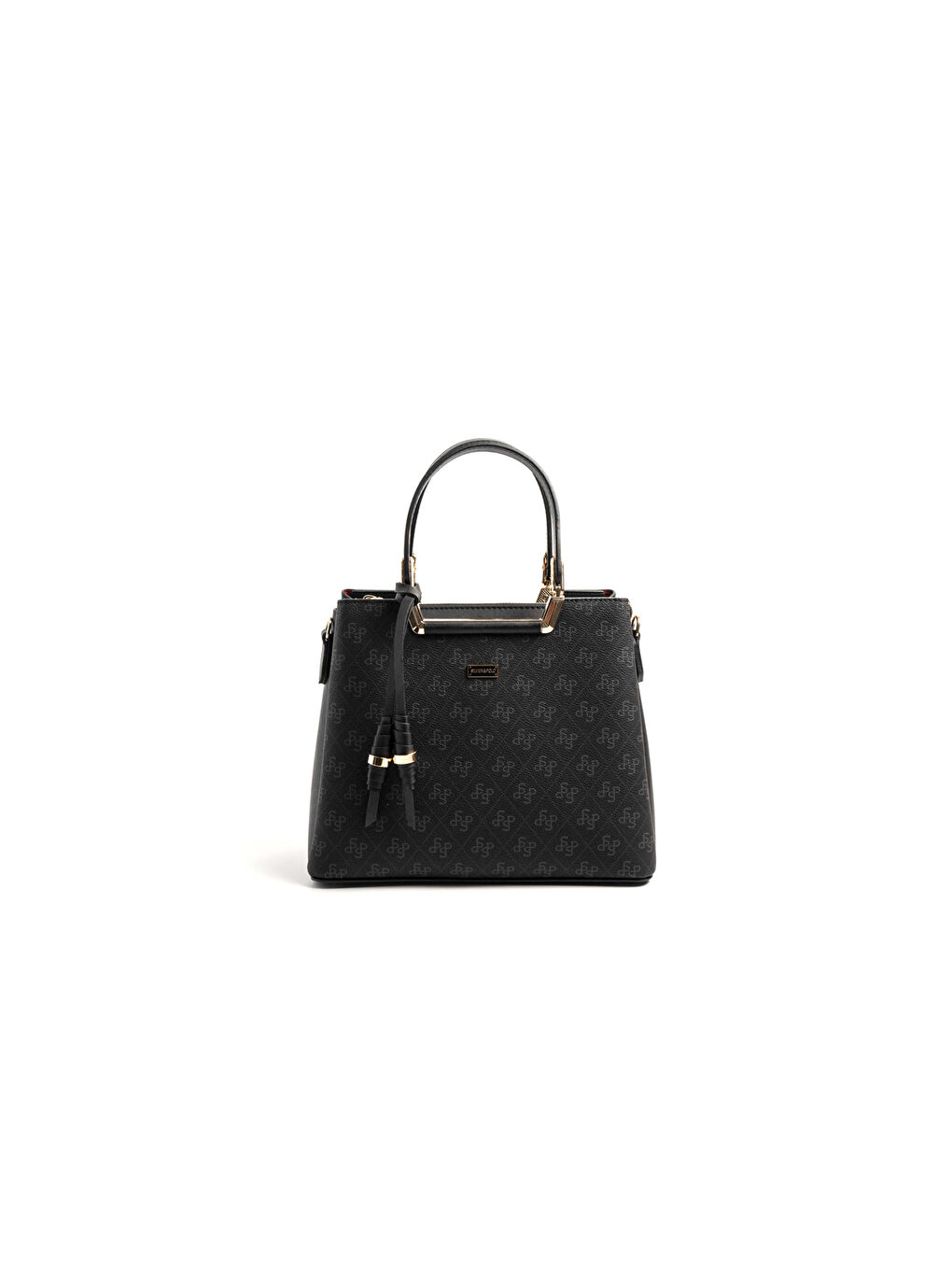 Siyah Kadın Omuz Çantası 969-46416 SILVER POLO BAYAN ÇANTASI M178 SİYAH-MAT SİYAH