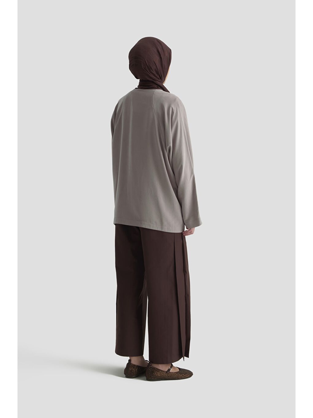 Bej Yarasa Kol Ceket 25Kd1107 Vizon-4