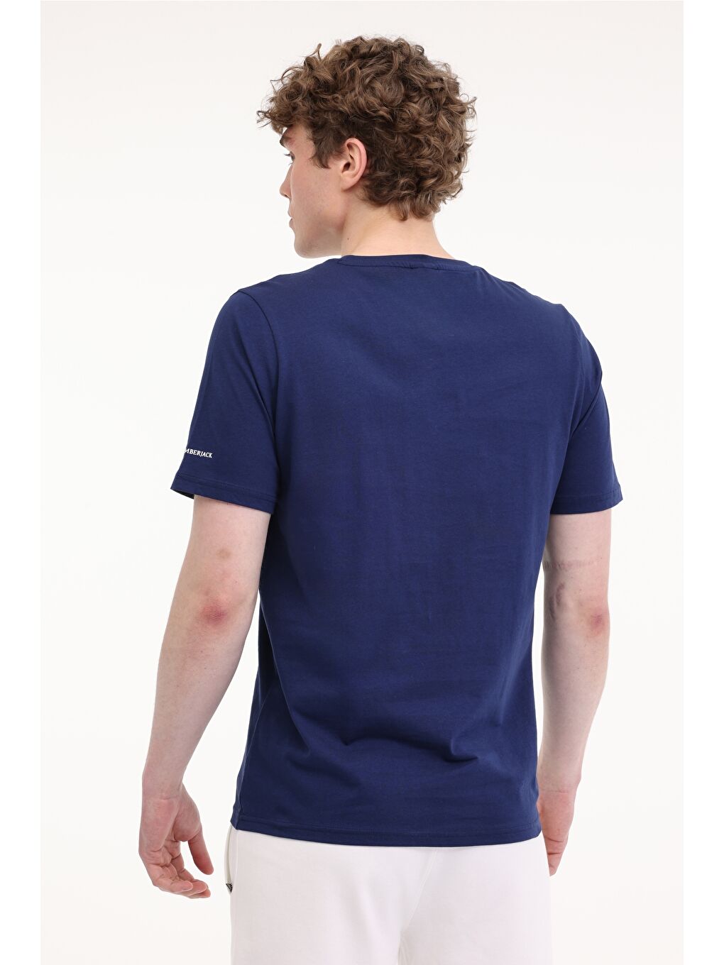 ML CHEN 11HL1004 5FX Mavi Erkek Kısa Kol Tişört-1