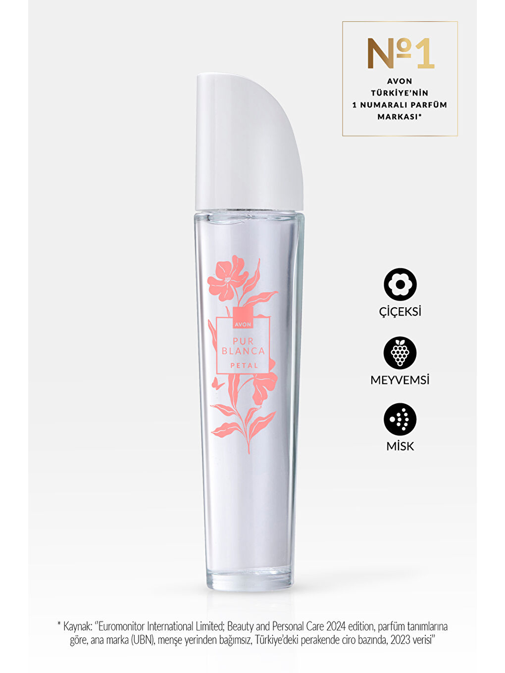 Pur Blanca Petal Kadın Parfüm Edt 50 Ml. Üçlü Paket-1