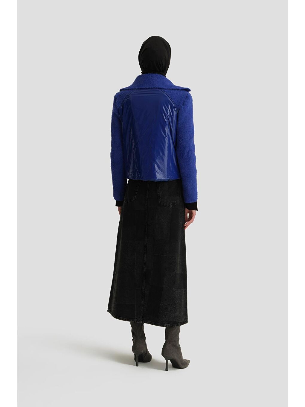 Mavi Triko Garnili Mont 24K5711 Kobalt-4