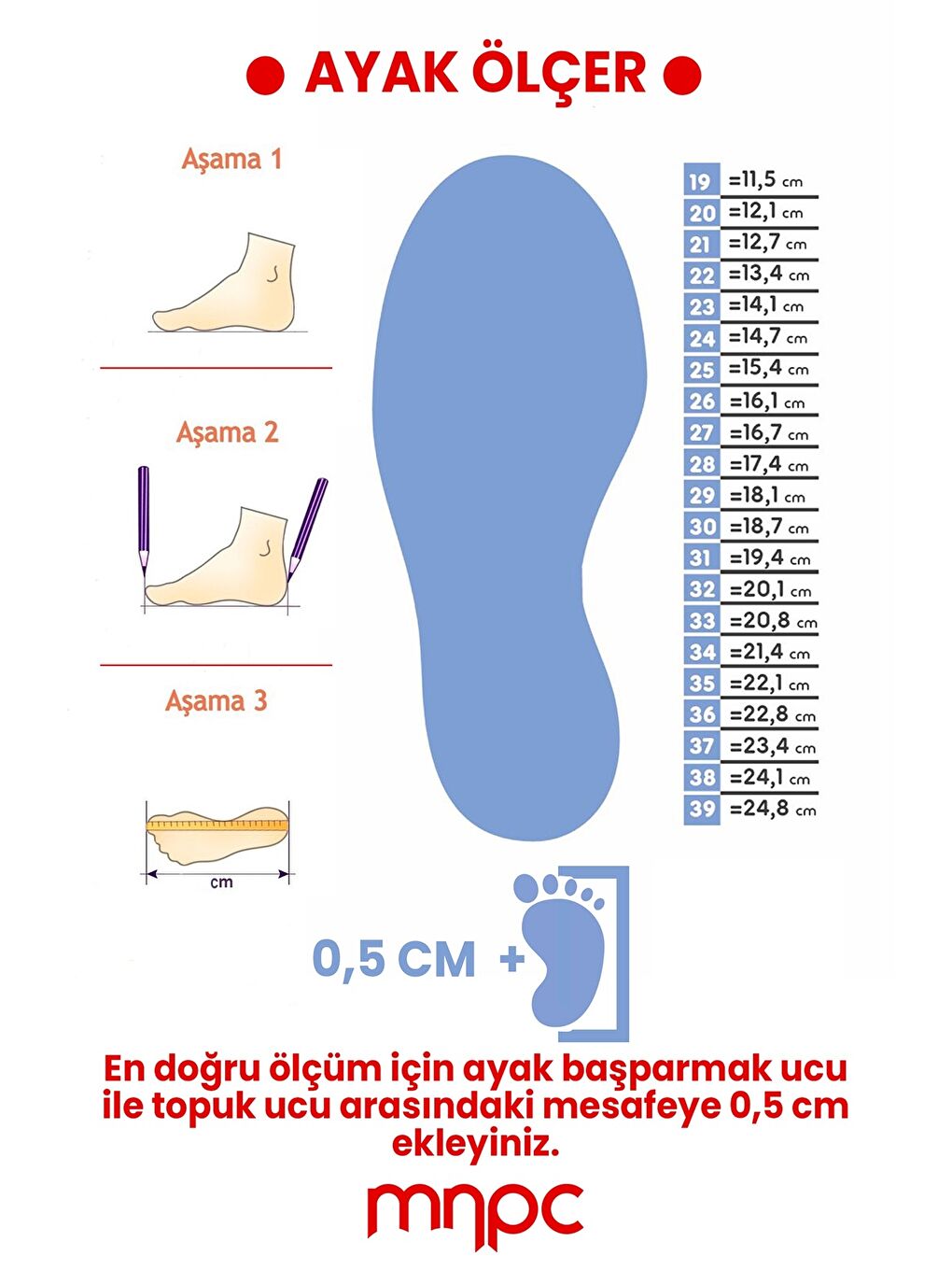 mnpc Saks Unisex Çocuk Saks Mavi Baskı Hakiki Deri Anatomik Sneakers Bot - 3