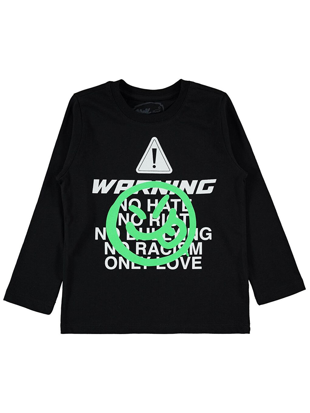 Boys Erkek Çocuk Sweatshirt 2-5 Yaş Siyah