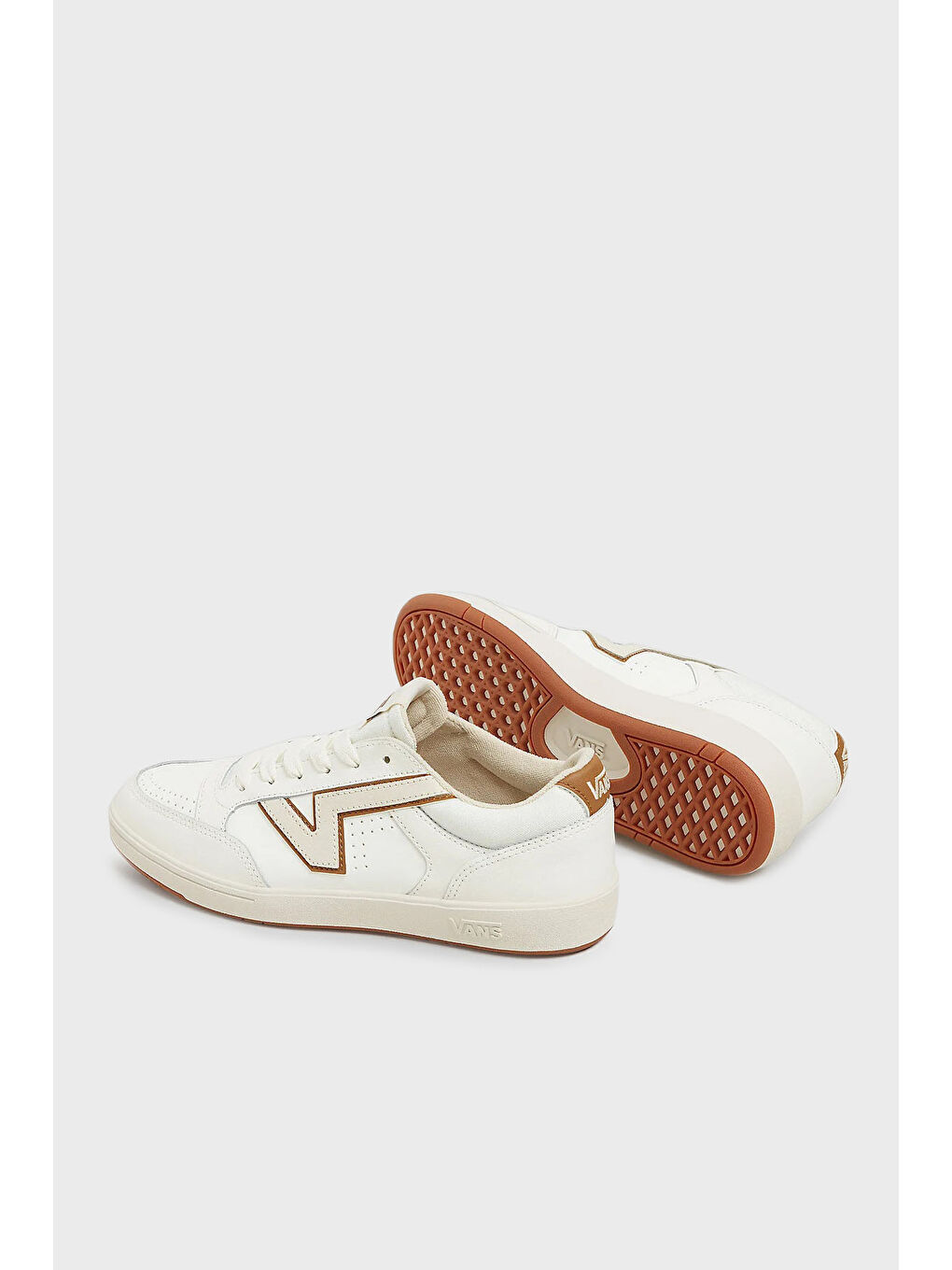 Vans Beyaz Lowland Retro Logolu Sneaker Unisex Ayakkabı VN000BWB0VW1 - 2