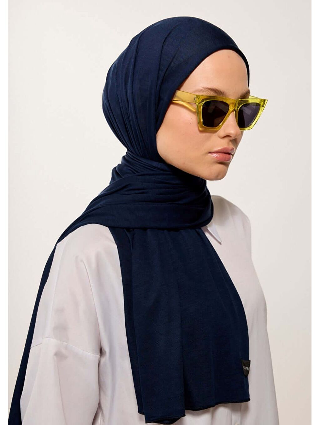 Tesettür Şal - Lacivert-1