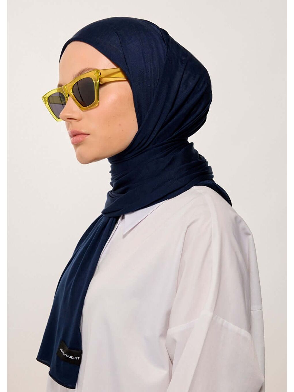 Tesettür Şal - Lacivert-2