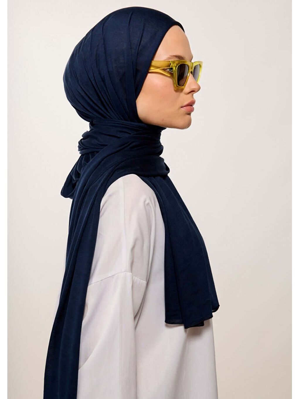 Tesettür Şal - Lacivert-3