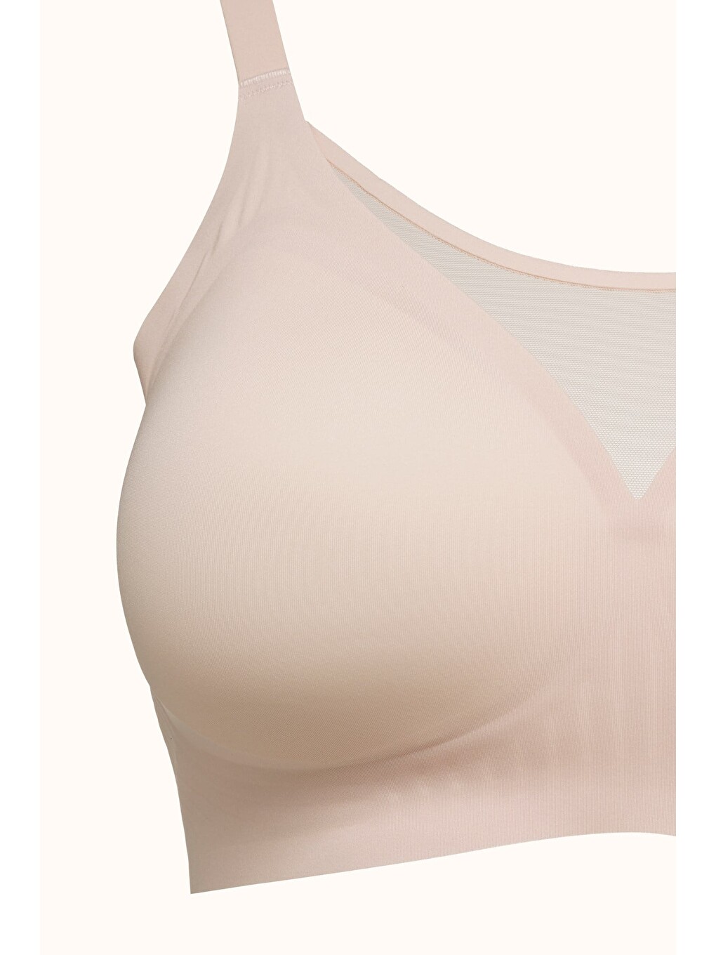 Balensiz Dikişsiz Lazer Kesim Pedli Sütyen Cc414 Pembe-1
