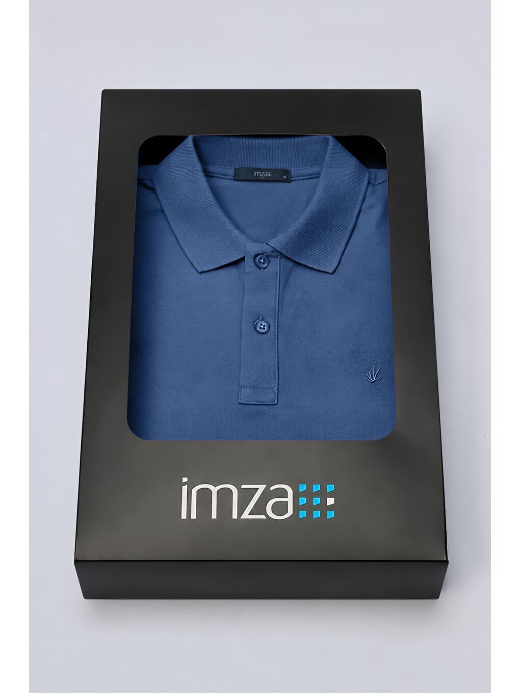 İndigo Polo Yaka Pike Kısa Kol Slim Fit Pamuklu Hediye Kutulu Tişört 1011260169-3