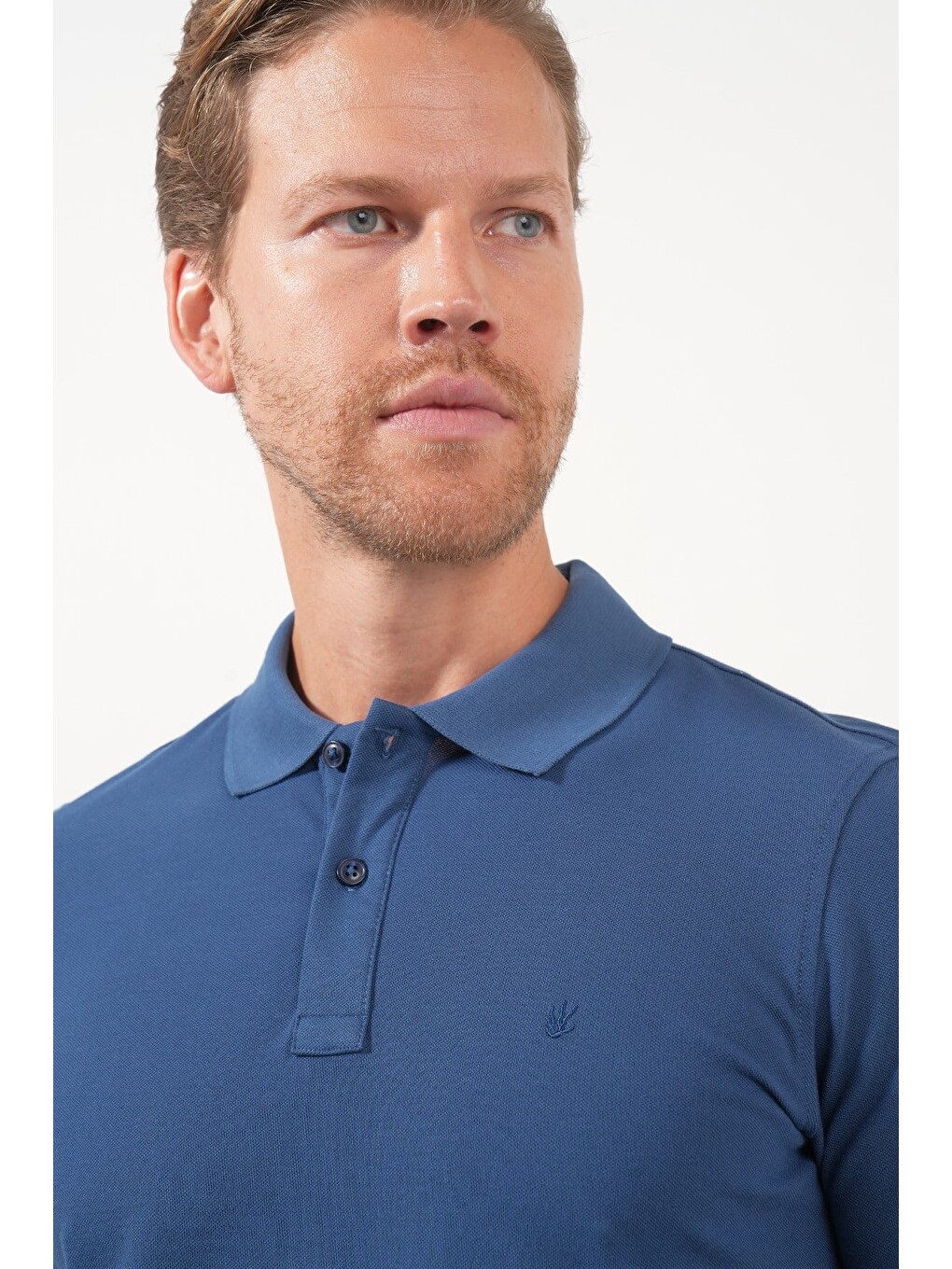 İndigo Polo Yaka Pike Kısa Kol Slim Fit Pamuklu Hediye Kutulu Tişört 1011260169-4