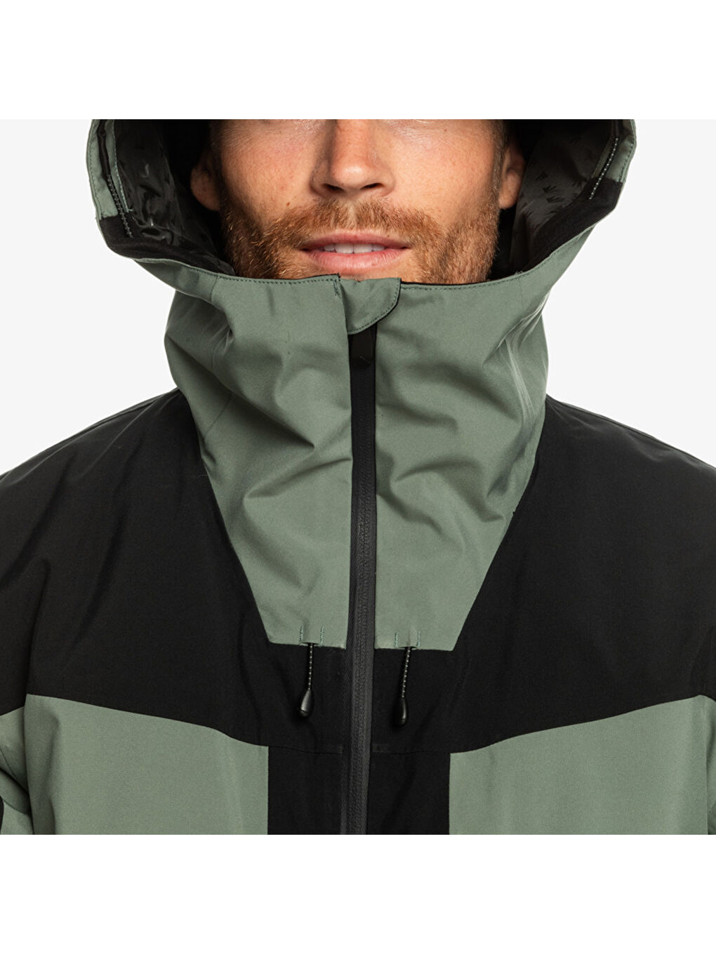 Siyah Crew Sunblock Erkek Gri Tişört-5