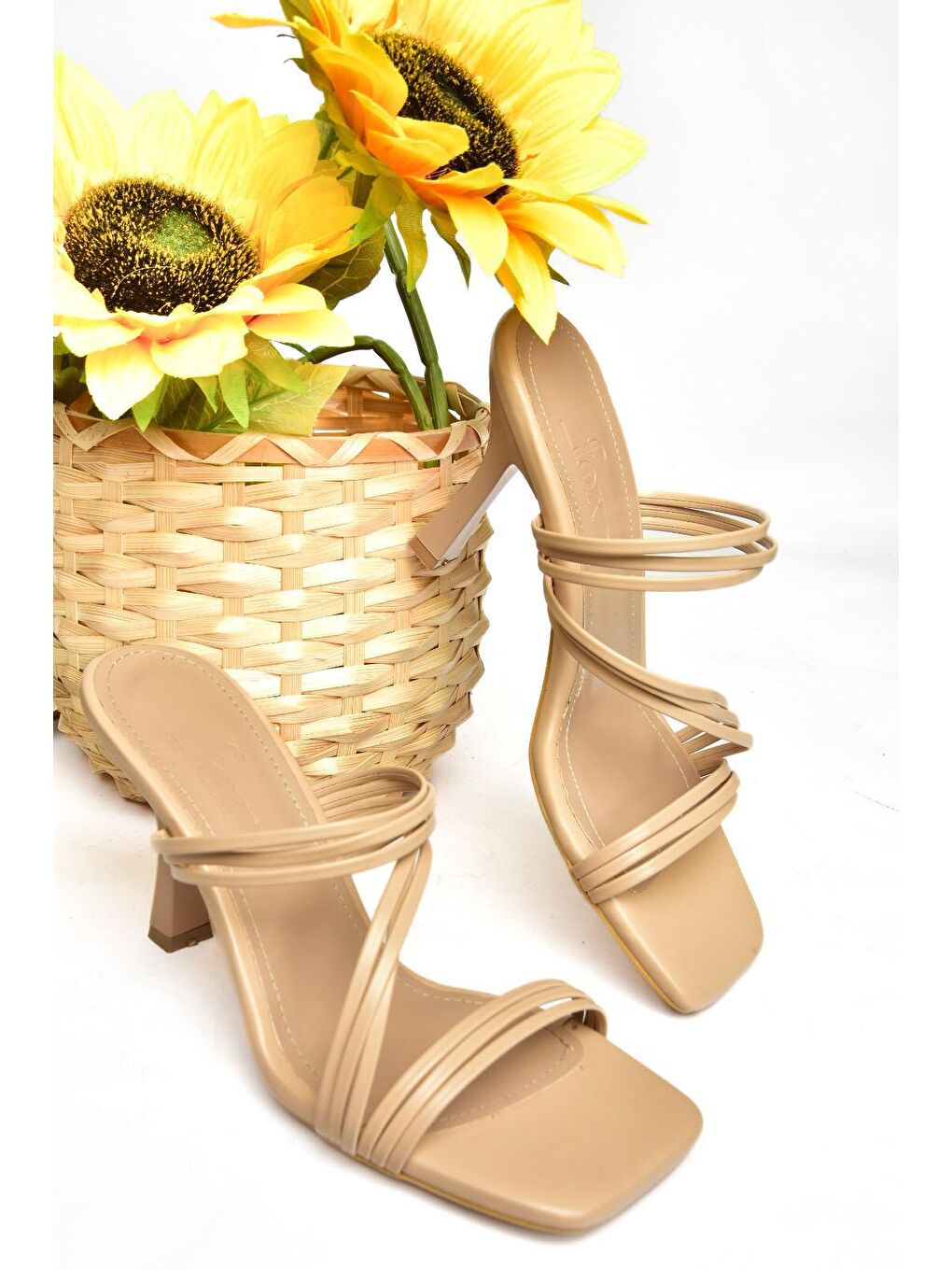 Bej S5900337 Ten Kadın Terlik-2