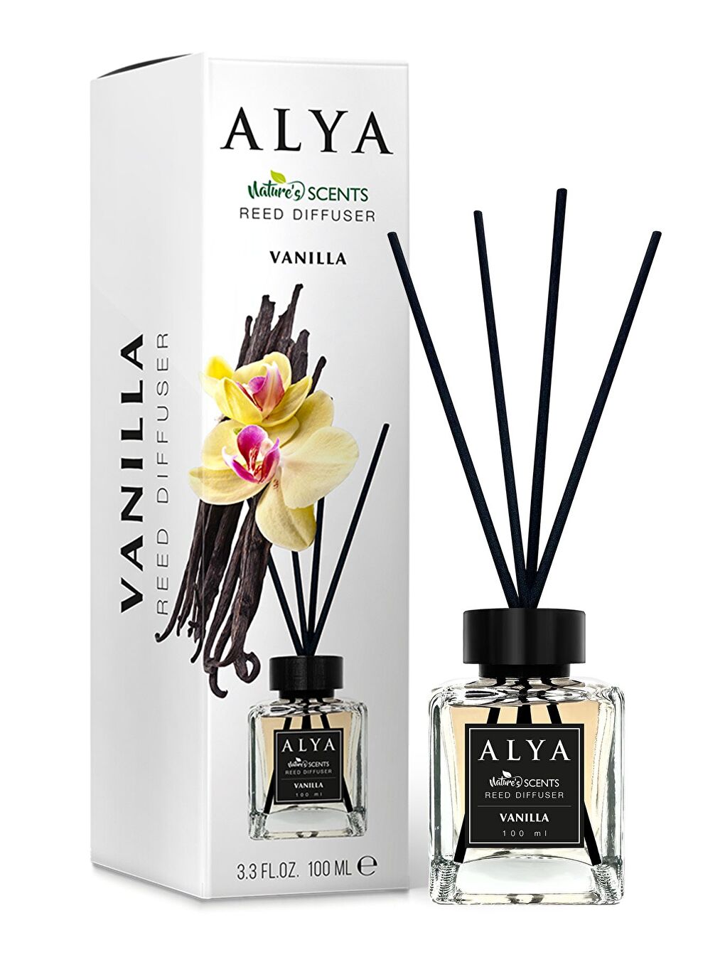 Alya Karışık Nature's Scents Vanilla Bambu Çubuklu Oda Kokusu - Vanilya Kokusu - 1