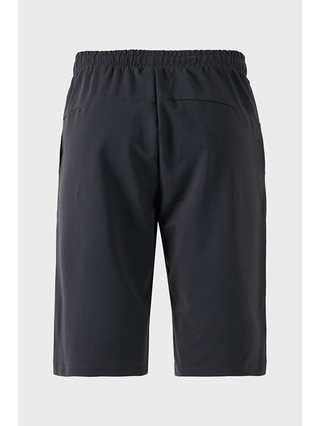 Antrasit Pamuklu Regular Fit Normal Bel Belden Bağlamalı Short 5908021-2
