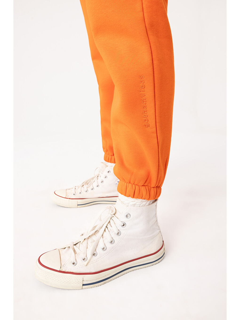 Kadın Jogger Alev Turuncu Eşofman Altı-1