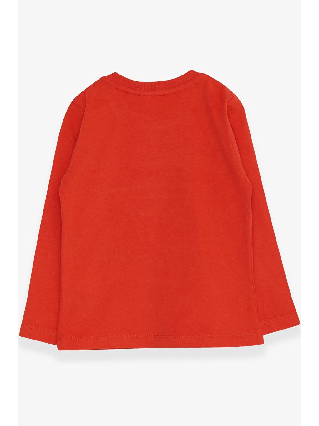 Erkek Bebek Uzun Kollu Tişört Dinozor Nakışlı Turuncu (9 Ay-2 Yaş)-1