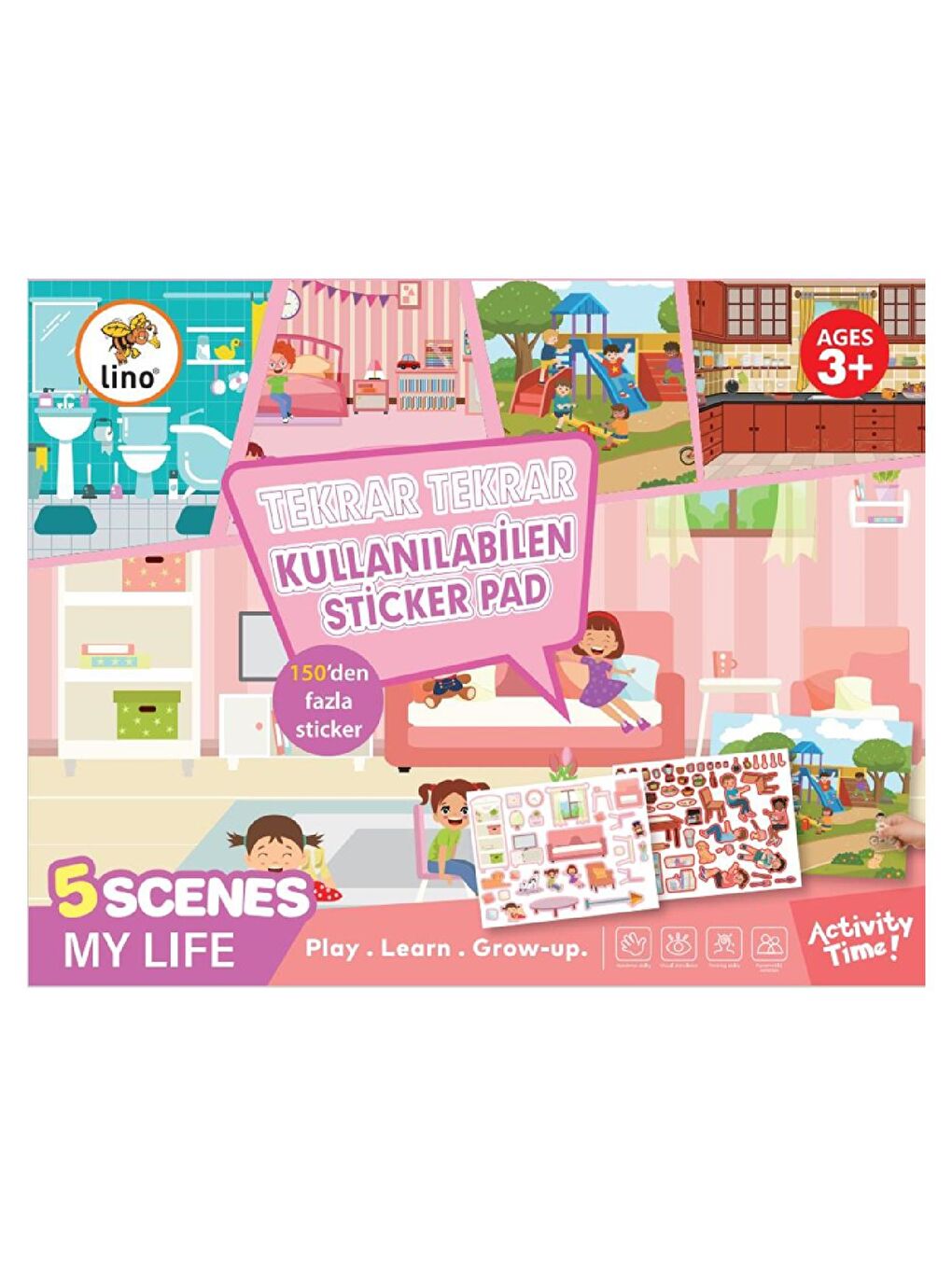 Tekrar Kullanılabilen Sticker Pad Günlük Hayat (LS-602)