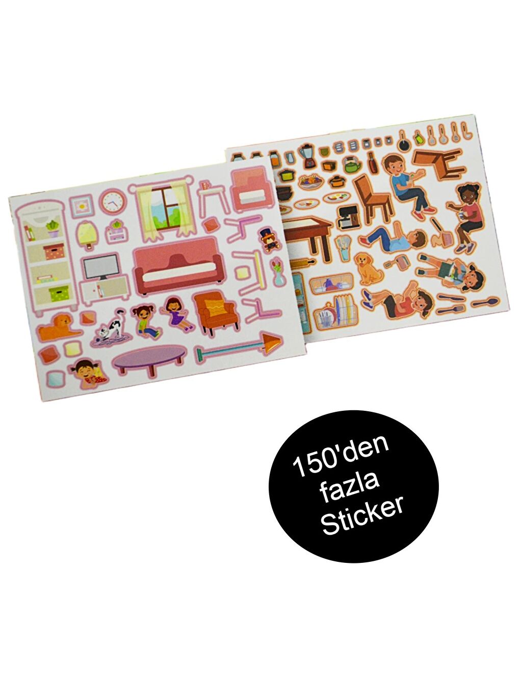 Tekrar Kullanılabilen Sticker Pad Günlük Hayat (LS-602)-1